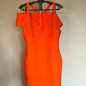 Off Shoulder Bandage BodyCon Dress